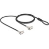 Linka zabezpieczająca Navilock Navilock Dual Notebook Sicherungskabel 2 Kesnington Slots