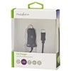 Nedis automobilinis įkroviklis 12 W 1x 2,4 A - Išėjimų skaičius: 1, Micro USB (fiksuotas) laidas, vienos įtampos išvestis