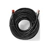 Nedis CAT6-Netzwerkkabel - RJ45 Stecker | RJ45 Stecker | U/UTP | 30.0 m | Aussenbereich | Rund | PE | Juodas | Label