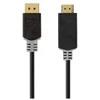 Nedis Displayport-Kabelis DisplayPort Stecker | HDMI™ Stecker DisplayPort Stecker | HDMI™ Stecker | 4K@30Hz | Vergoldet | 1.00 m | Rund | PVC | Anthrazi