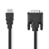 NEDIS HDMI™ -Kabelis | HDMI™ Stecker | DVI-D 24+1-Pin Stecker | 1080p | Vernickelt | 2.00 m | Gerade | PVC | Juodas | Box