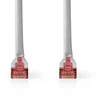 Nedis Cat 6 Kabelis | RJ45 Stecker | RJ45 Stecker | S/FTP | 2.0 m | rund | ABS / PVC | Grau | Aufhänger