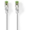 Nedis CAT7-Netzwerkkabel - S/FTP | RJ45 Stecker | RJ45 Stecker | 1.00 m | Snagless | Rund | LSZH | Weiss | Label