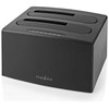 Nedis Festplatten-Dockingstation 2 Festplatten - USB 3.2 Gen1, USB Type-A, 2.5 / 3.5 ", USB 3.2 Gen1, Docking, Desktop