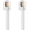 Nedis Telefonkabel | RJ11 Stecker | RJ11 Stecker -RJ11 Stecker | RJ11 Stecker | 2.00 m | Kabeldesign: Flach | Beschichtung: Vergoldet | Kabeltyp: RJ11