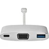 Nedis USB adapteris | USB3.1 | USB-C™ jungtis | USB-A lizdas / USB-C™ lizdas / VGA lizdas | 5 Gbps | 0,20 m | apvalus | Paauksuotas | Pintas / nailonas | S