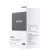 Kietasis diskas Nešiojamasis SSD diskas „Samsung T7“, 2 TB, USB C tipo, 3.2 Gen 2 (3.1 Gen 2), 1050 MB/s, slaptažodžio apsauga, pilkas