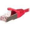 NetRack Patchcord RJ45 Cat. 5e, F/UTP, raudona, 0.5 m (BZPAT05FR)