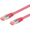 Goobay CAT 6 Kabelis łączący, S/FTP (PiMF), purpurowy - ilgis kabla 0.25 m