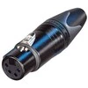 Neutrik NC4FXX-B, XLR, juodas, IP40, 1.5 mm², 1500 V, 3 mO