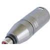 Neutrik XLR M - RCA adapteris