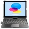 Next Concept „XCEED CoverKey“, skirtas „iPad 10.2 / 10.5" (7 kartos, 8.9), juodas, su šiaurietišku ir islandišku išdėstymu.