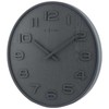 NeXtime 3096GS, sieninis, kvarcinis laikrodis, apvalus, pilkas, medinis, suaugusiesiems