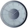 NeXtime laikrodis 8125 Fancy Round, Ø43 cm, sieninis, balta/sidabrinė