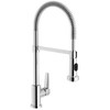 Nobili [[KEEP0]] Virtuvės maišytuvas Mood high C-spout chromas - ištraukiamas - 1 rankenėlė
