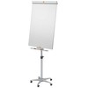 Nobo „Impression Pro Mobile Steel“ magnetinis molbertas baltai lentai, laisvai pastatomas, 1000 x 700 mm, portretinis, plienas, mėlyna, sidabrinė, balta, 162,5 cm