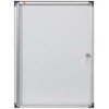 Nobo Ypač plokščias glazūruotas magnetinis dėklas 4xA4, Fiksuota skelbimų lenta, Aliuminis, Aliuminis, Stiklas, 4 x A4, 510 mm, 680 mm