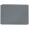 Nobo Premium Plus Felt Notice Board 600x450mm, Pilkas, Aliuminio, Aliuminio, 600 mm, 443 mm, 14.5 mm