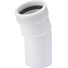 Wavin PP alkūnė 15 laipsnių Ø 40 mm, balta