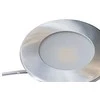 Nordtronic „Alina“ spintelės apšvietimas 350mA 2.2W 2700K 200lm šlifuoto aliuminio apvalus