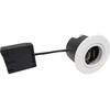 Nordtronic Greito montavimo įleidžiamasis šviestuvas G2 GU10 ø87 baltas