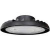 NORDTRONIC ECOtech aukštųjų patalpų šviestuvas, 200 W, 4000 K, 28000 Lm, 140 Lm/W, Ø290, IP65, IK08, matinė juoda