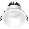 Nordtronic Downlight Velia LED 10,9W 3000K, 740 lm, 230V rund, hvid