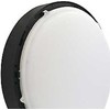 Nordtronic Palma Sieninis šviestuvas 12W - LED be priekinės dalies, CCT perjungiklis 3000K/4000K, matinis juodas, apvalus IP65
