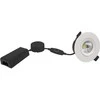 Nordtronic Velia ECO 230V, 7W - 3 pakopų CCT jungiklis IP54, matinės baltos spalvos (6 vnt. pakuotė)