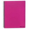 Bantex Notesbog a4 spiral pp svanemærket pink 80 ark 70 g