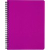 Bantex Notesbog a4 spiral pp svanemærket pink 80 ark 70 g