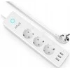 „NOUS A5“ išmanusis maitinimo lizdas „Tasmota“ 15A/matavimo/3xSchuko/3xUSB (A5T)