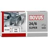 Novus 040-0026, Sąsagėlių pakuotė, 6 mm, Tvirtinimas, 1000 sąsagėlių, Plienas, Nerūdijantis plienas
