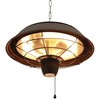 Nsh Nordic HORTUS pakabinamas terasos šildytuvas, modelis 1500 W, HA, Ø42 cm, juodas (211-301)