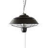 Nsh Nordic HORTUS pakabinamas terasos šildytuvas, modelis 1500 W, HA, Ø42 cm, juodas (211-301)