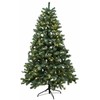 Nsh Nordic Dirbtinė Kalėdų eglutė iš PVC "ASH", B+ klasė, 210x138 cm su LED šviesa NORDIC WINTER (780-137)