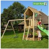Nsh Nordic Jungle Gym Club žaidimų bokštas, komplektuojamas su sūpynių moduliu, be čiuožyklos (804-284SB)