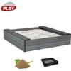 Nsh Nordic NORDIC PLAY smėlio dėžė WPC 24x120x120cm su tinklu ir 240 kg smėlio (805-712)