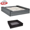Nsh Nordic NORDIC PLAY smėlio dėžė WPC 24x120x120cm su tinklu (805-710)