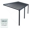Nsh Nordic Palram - Canopia STOCKHOLM terasos stogelis 3,4x8,1m antracito pilka (540-126)