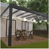 Nsh Nordic Palram - Canopia STOCKHOLM terasos stogelis 3,4x5,2m antracito pilka (540-122)