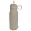 Nuuroo - „Nima“ silikoninis geriamasis butelis, 400 ml - grindinio akmenimis