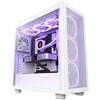NZXT H7 Flow, Midi Tower, PC, Balta, ATX, EATX, micro ATX, Mini-ITX, Cinkuotas plienas, Grūdintas stiklas, Žaidimams