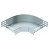Obo Bettermann 90° alkūnė 60 FS, Kampinė jungtis, Cinkas, Plienas, 90°, 200 mm, 60 mm