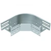 Obo Bettermann 90° lenkimas 60 FS, kampinė jungiamoji detalė, cinkas, plienas, 90°, 100 mm, 60 mm