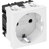 OBO Bettermann Bettermann STD-D0 RW1. Polių skaičius: 2P. Produkto spalva: Balta. Įėjimo įtampa: 250 V, Srovė (maksimali): 16 A. Plotis: 45 mm, Gylis: 42 mm, Aukštis: 45 mm. Į komplektą įeinančių gaminių skaičius: 1 vnt. (6120008)