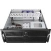 Chieftec UNC-409S-B-OP, Stovas, Juoda, ATX, micro ATX, SECC, 4U, 14 cm