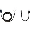 Ochno O-RS232-200-1, Kabelio adapteris, Juodas, 2 m, RS232, USB A - USB C, Tiesus, Kištukas