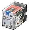 Omron Pramoninė relė MY4IN 14 kontaktų 4PDT - 6A 4P 24VAC MY4IN-GS-R AC24 mechaninė ir LED, bandymo mygtukas