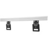 One For All fiksuotas universalus televizoriaus laikiklis be tarpo (WM6812), 81,3 cm (32"), 2,79 m (110"), 75 kg, 200 x 200 mm, 900 x 600 mm, Juoda, Sidabrinė
